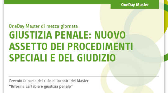 Immagine Giustizia penale: nuovo assetto dei procedimenti speciali e del giudizio | Euroconference